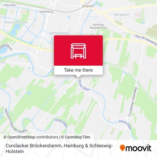 Curslacker Brückendamm map
