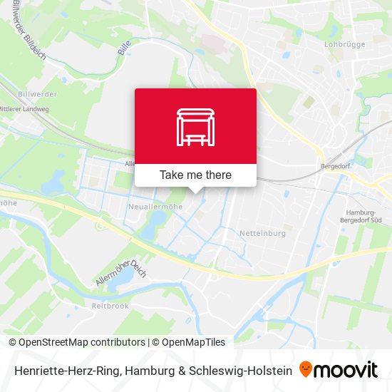 Henriette-Herz-Ring map
