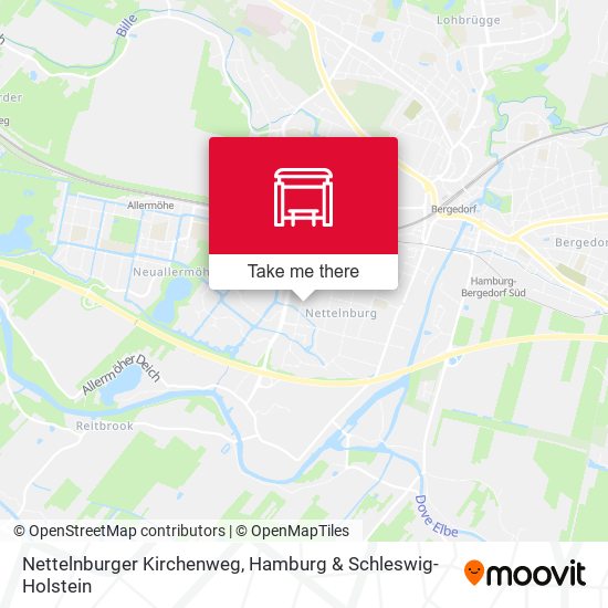 Nettelnburger Kirchenweg map