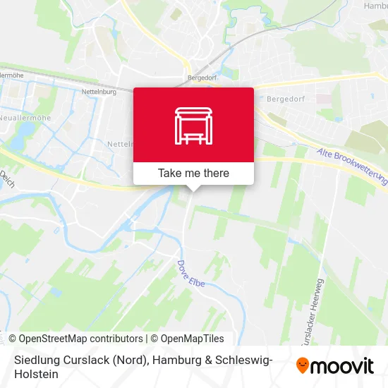 Карта Siedlung Curslack (Nord)