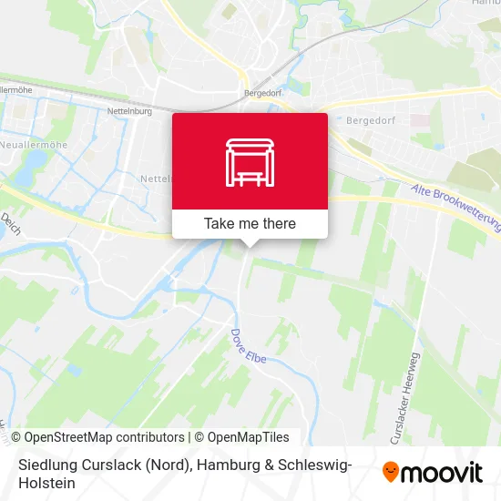 Карта Siedlung Curslack (Nord)