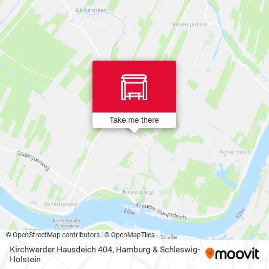 Карта Kirchwerder Hausdeich 404