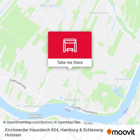 Kirchwerder Hausdeich 404 map