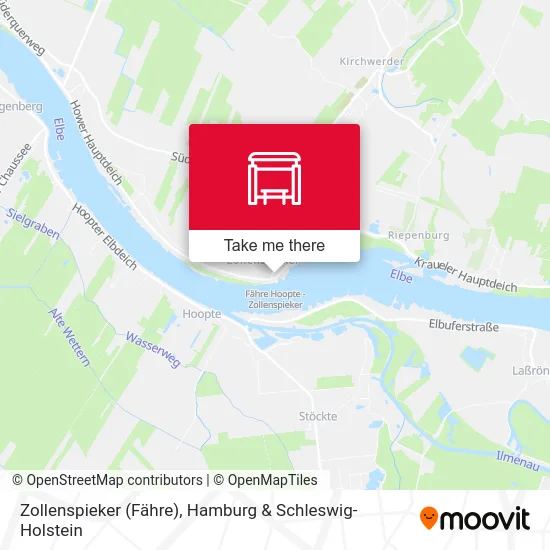 Карта Zollenspieker (Fähre)