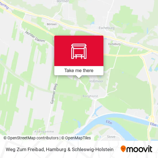 Карта Weg Zum Freibad