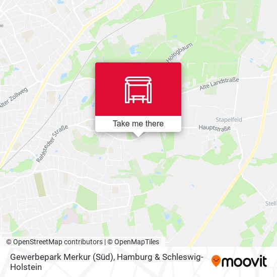 Gewerbepark Merkur (Süd) map