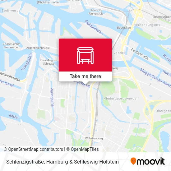 Карта Schlenzigstraße