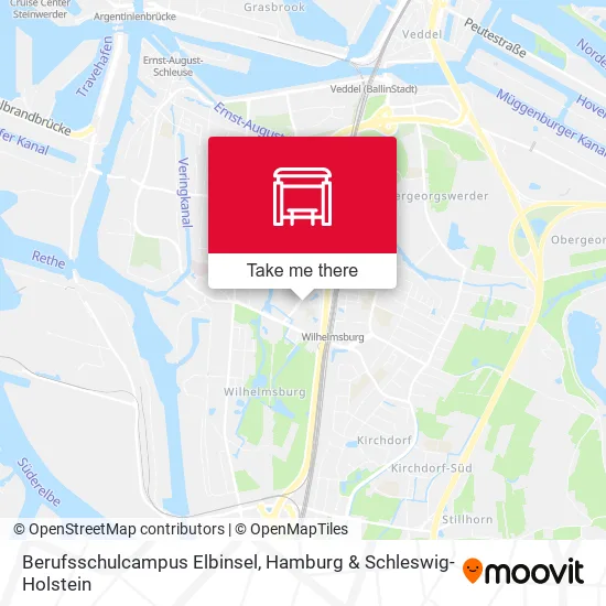 Карта Berufsschulcampus Elbinsel