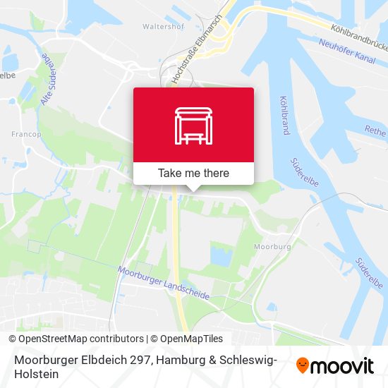 Moorburger Elbdeich 297 map