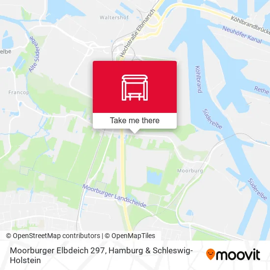 Карта Moorburger Elbdeich 297
