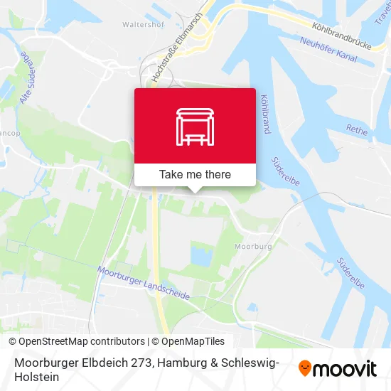 Карта Moorburger Elbdeich 273