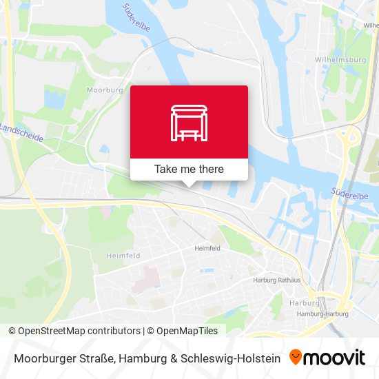 Moorburger Straße map