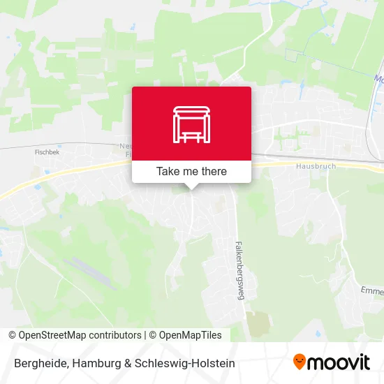 Карта Bergheide