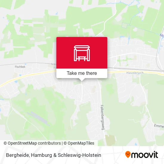 Карта Bergheide