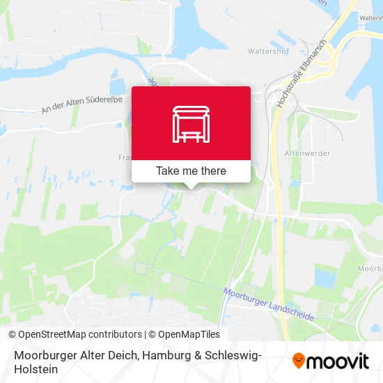 Карта Moorburger Alter Deich