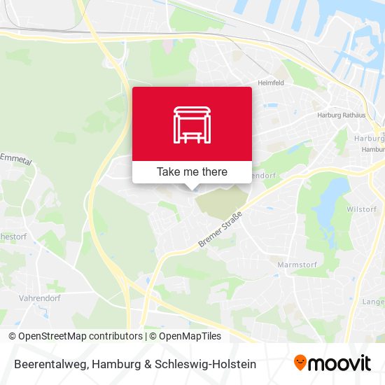 Beerentalweg map