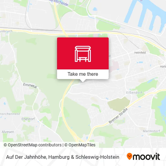 Карта Auf Der Jahnhöhe