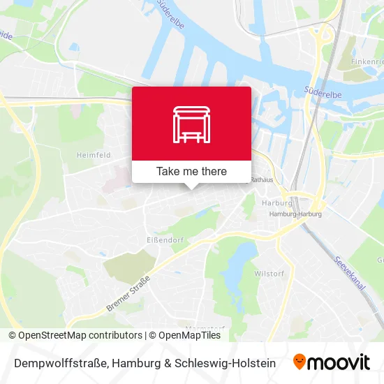 Карта Dempwolffstraße