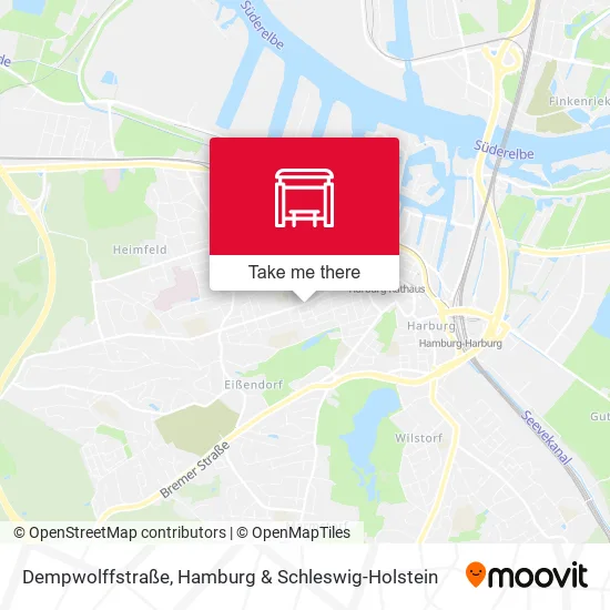 Карта Dempwolffstraße