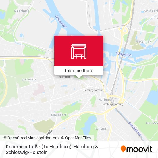 Kasernenstraße (Tu Hamburg) map