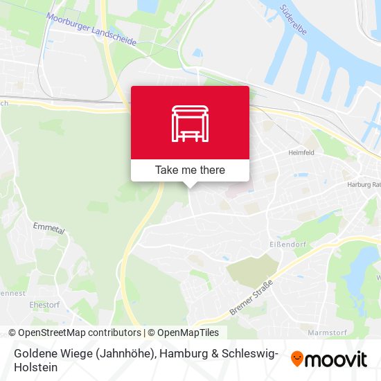 Goldene Wiege (Jahnhöhe) map
