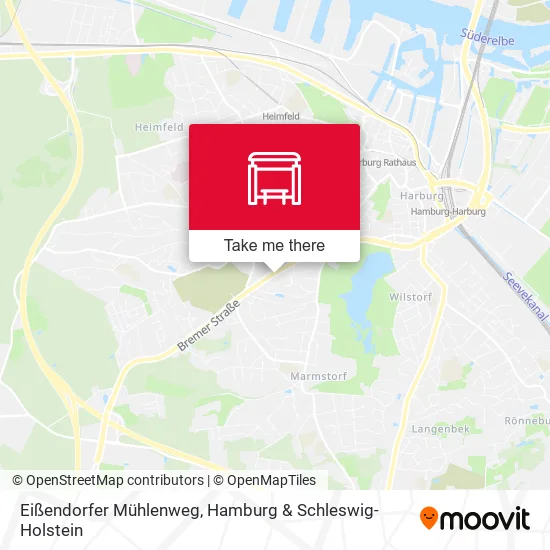 Карта Eißendorfer Mühlenweg