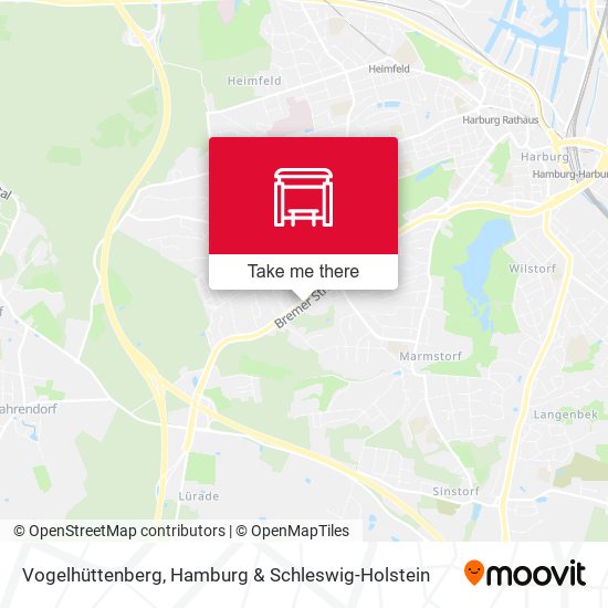 Vogelhüttenberg map