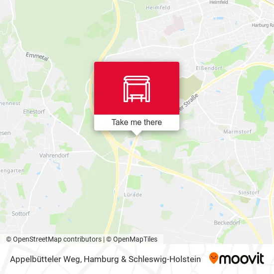 Карта Appelbütteler Weg