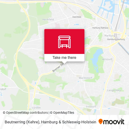 Карта Beutnerring (Kehre)