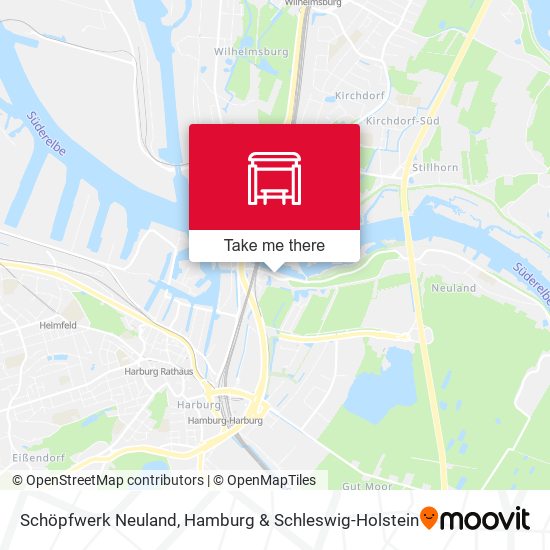 Schöpfwerk Neuland map