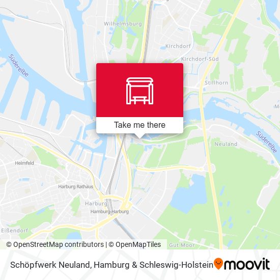 Schöpfwerk Neuland map