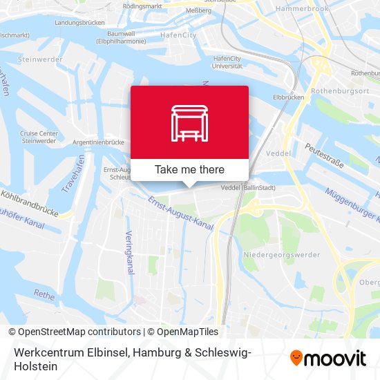 Werkcentrum Elbinsel map