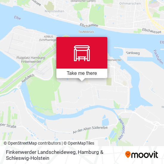 Finkenwerder Landscheideweg map