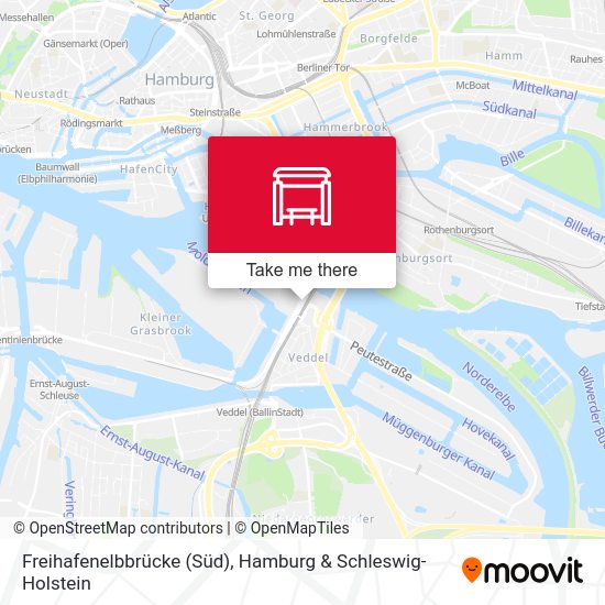 Freihafenelbbrücke (Süd) map