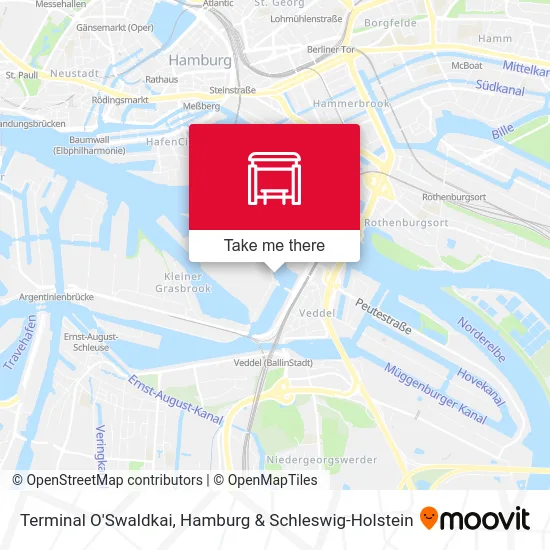 Карта Terminal O'Swaldkai