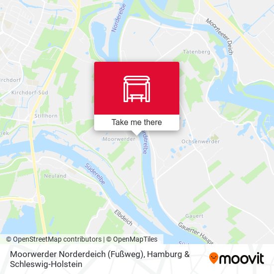 Moorwerder Norderdeich (Fußweg) map