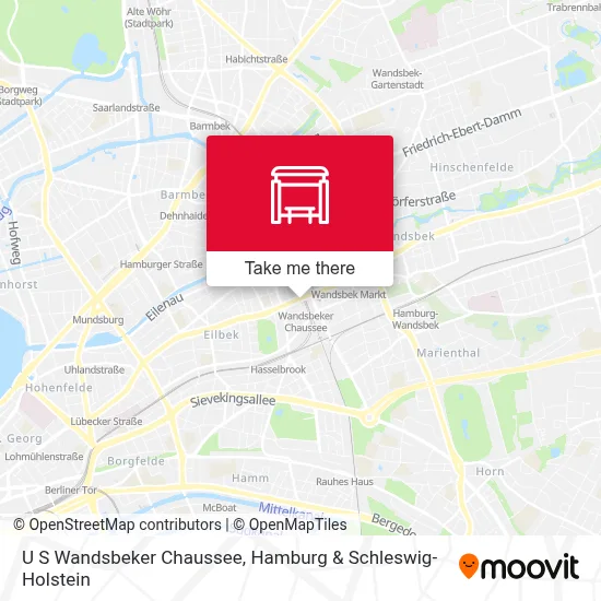U S Wandsbeker Chaussee map