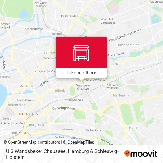 U S Wandsbeker Chaussee map