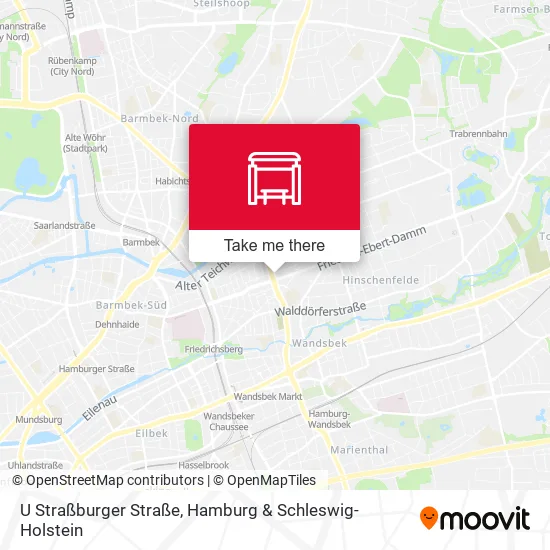 Карта U Straßburger Straße