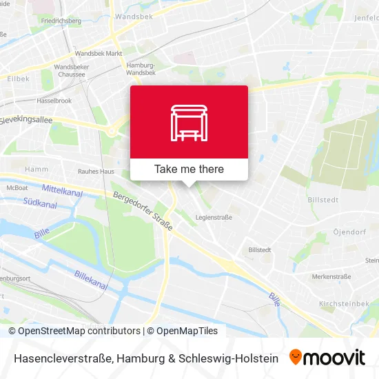 Карта Hasencleverstraße