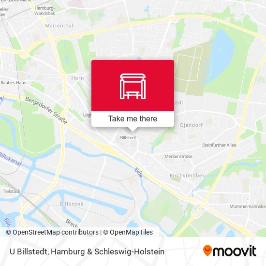 Карта U Billstedt