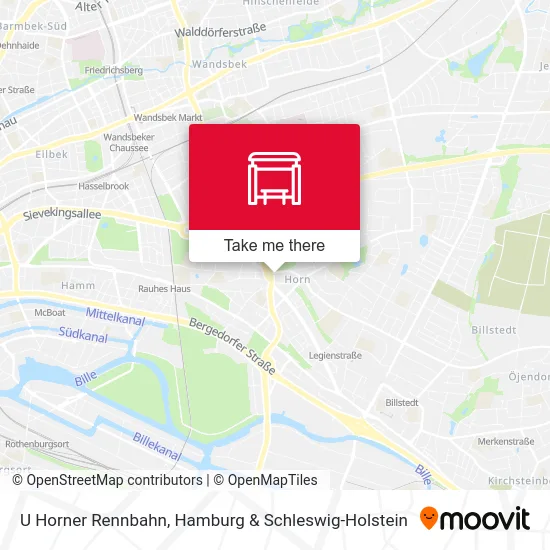 Карта U Horner Rennbahn