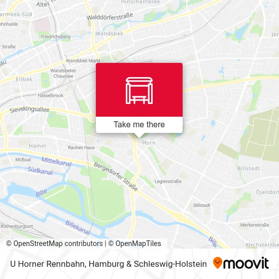 Карта U Horner Rennbahn