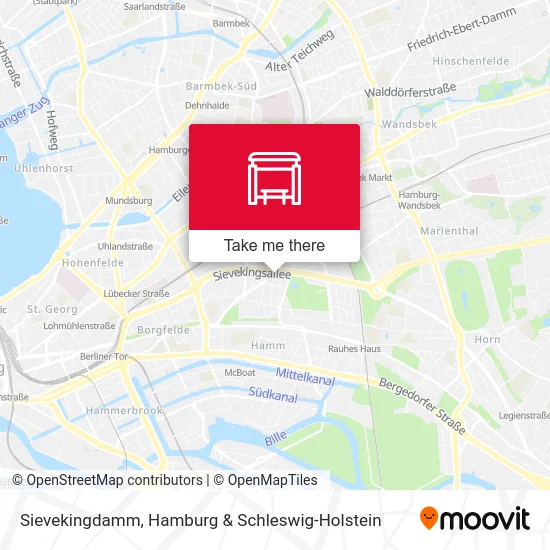 Карта Sievekingdamm