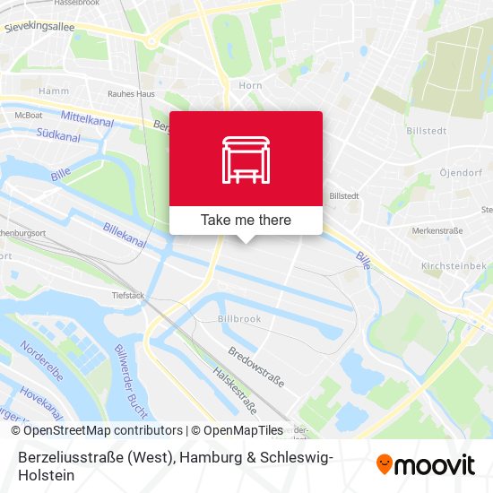 Berzeliusstraße (West) map