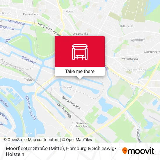 Карта Moorfleeter Straße (Mitte)
