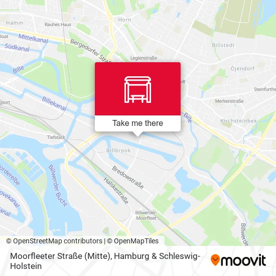 Карта Moorfleeter Straße (Mitte)