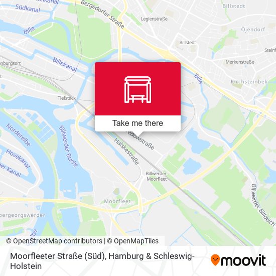 Moorfleeter Straße (Süd) map