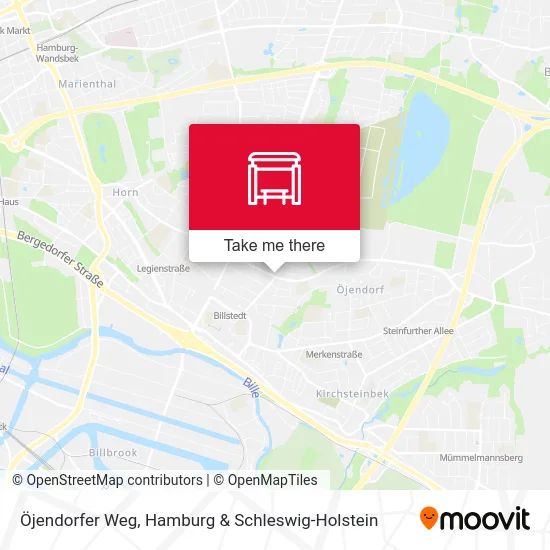 Карта Öjendorfer Weg