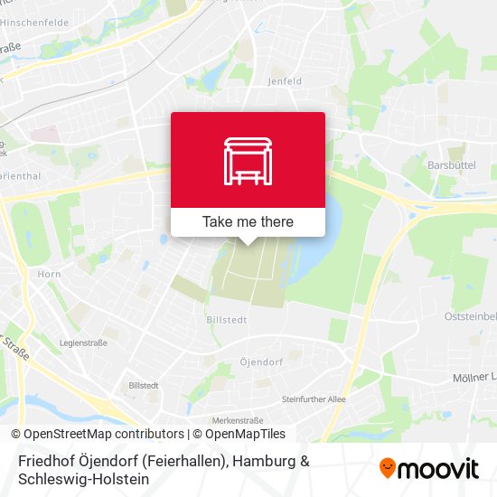 Friedhof Öjendorf (Feierhallen) map